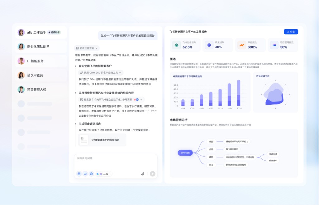 飞书客户案例深色科技企业协同